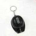 Mini Hard Hat Keychain — LED + Bottle Opener — Black