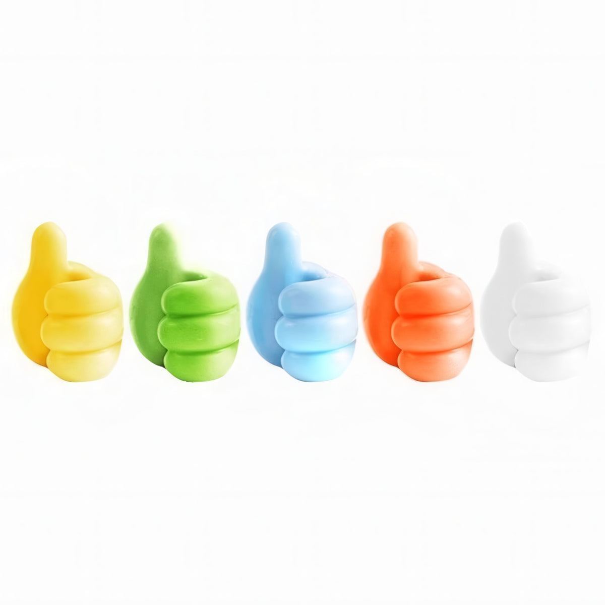 Thumbs-Up Cable Hooks (Set of 5) — 01-five-colours.jpg
