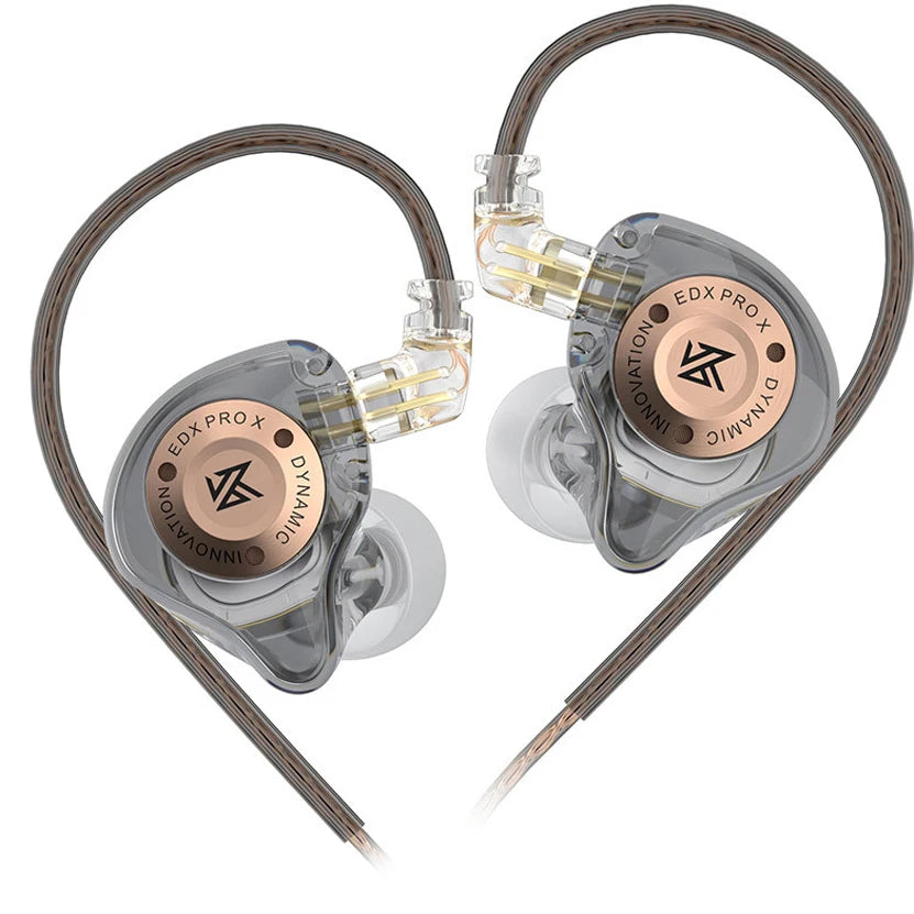 KZ EDX Pro X In-Ear Monitor Earphones — 02-rose-gold-cable.jpg