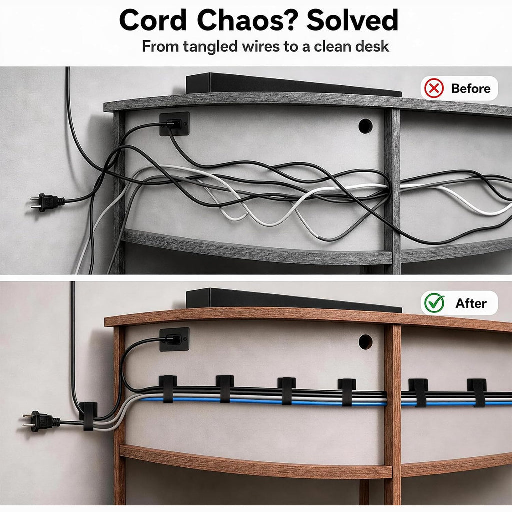Self-Adhesive Cable Organizer Straps — 10 Pack — 03-before-after.jpg