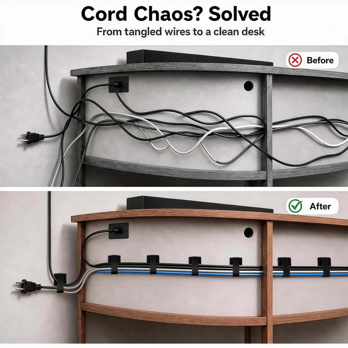 Self-Adhesive Cable Organizer Straps — 10 Pack — 03-before-after.jpg