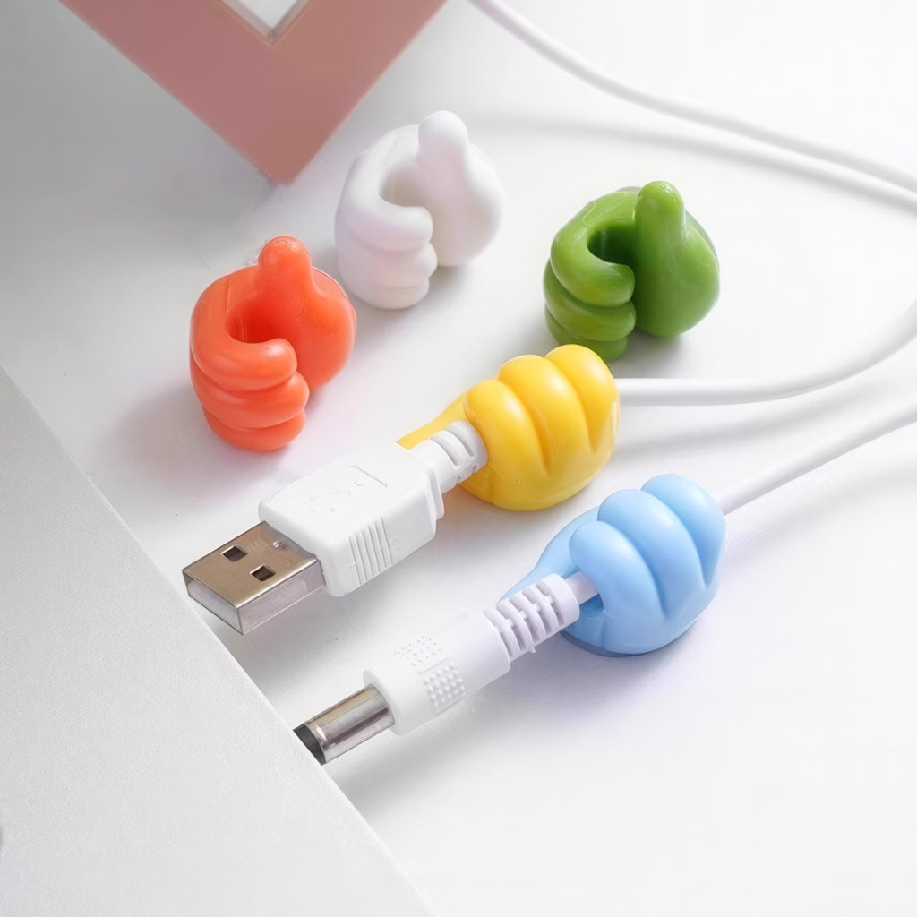 Thumbs-Up Cable Hooks (Set of 5) — 03-cables-table.jpg