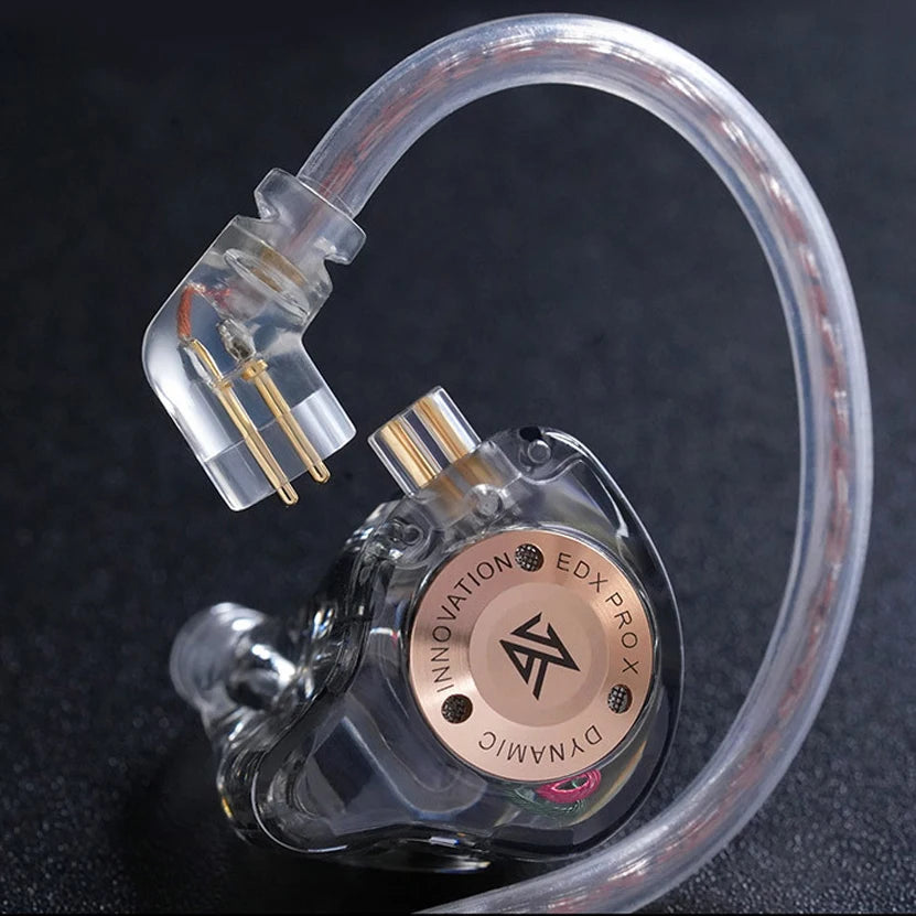 KZ EDX Pro X In-Ear Monitor Earphones — 03-rose-gold-side.jpg