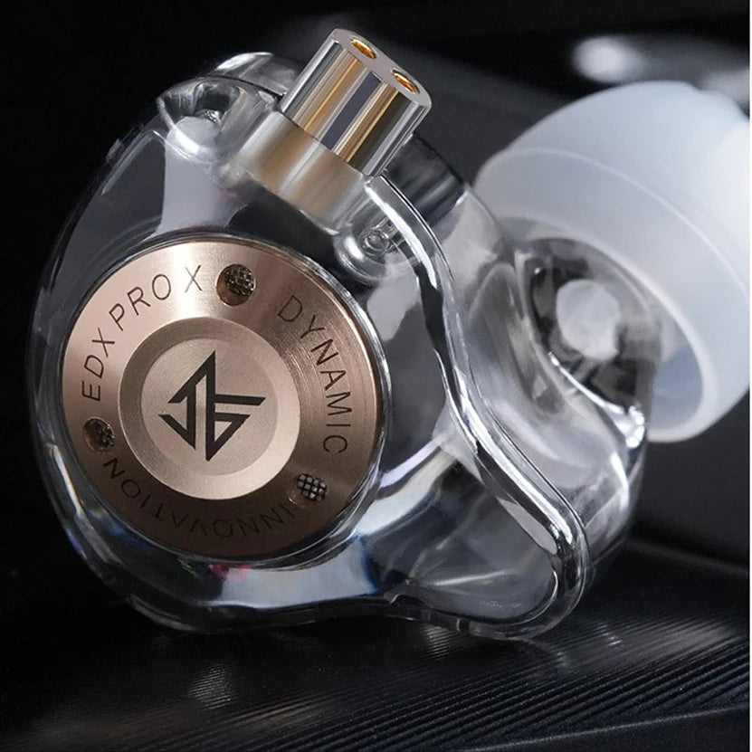 KZ EDX Pro X In-Ear Monitor Earphones — 04-rose-gold-macro.jpg