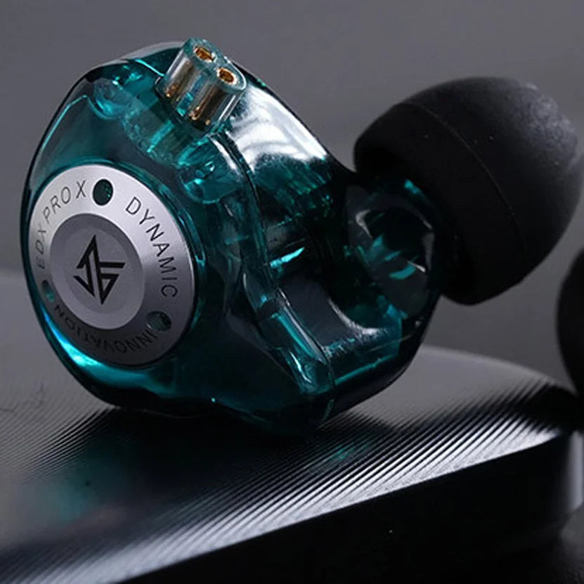 KZ EDX Pro X In-Ear Monitor Earphones — 05-green-macro.png