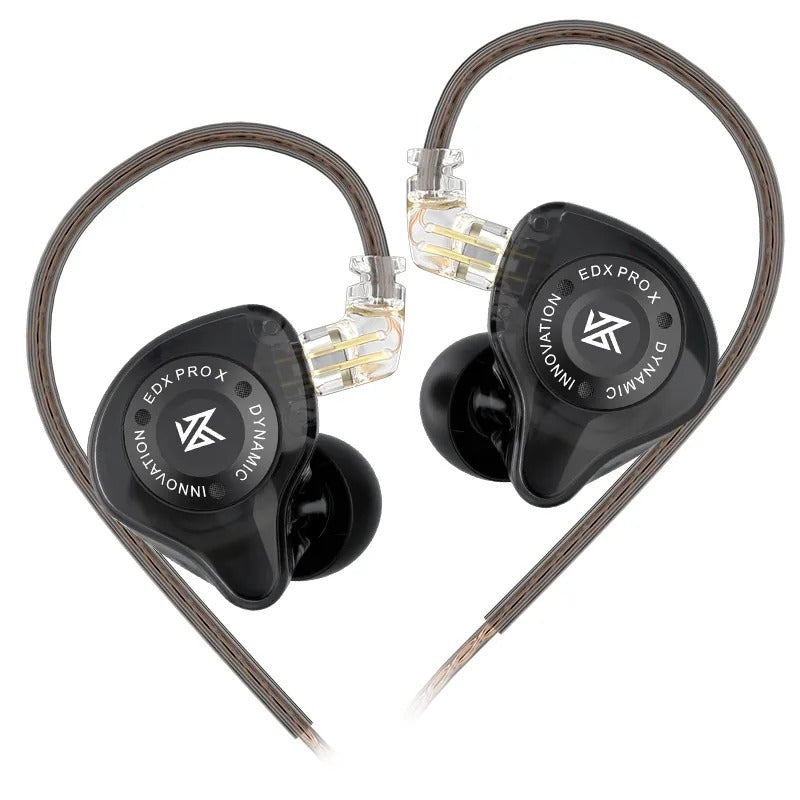 KZ EDX Pro X In-Ear Monitor Earphones — Black
