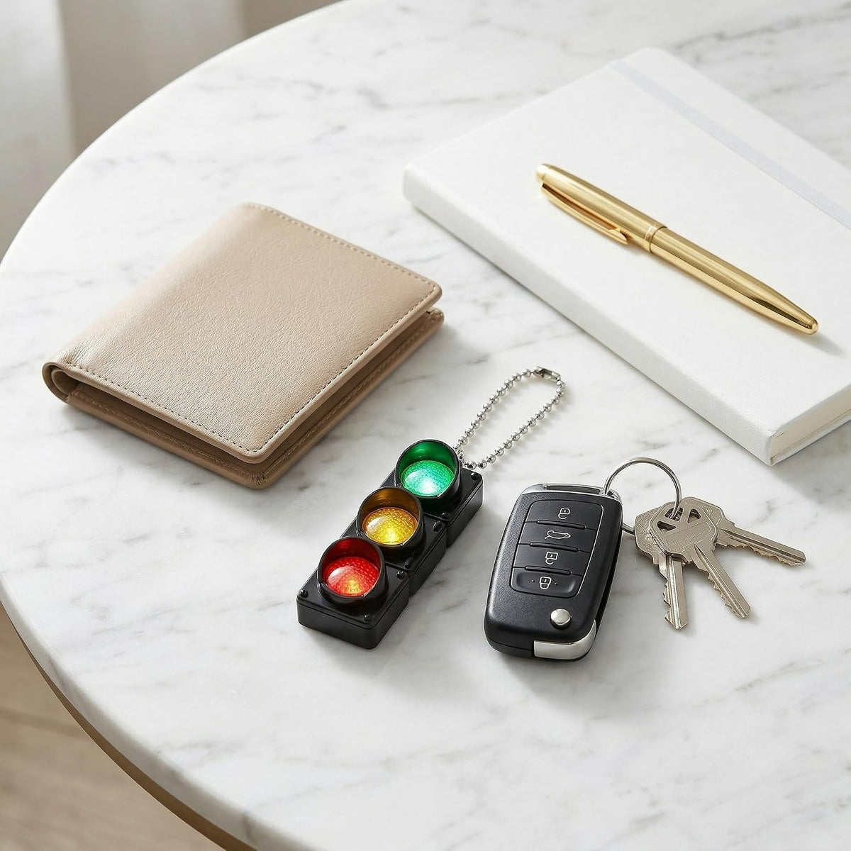 Mini LED Traffic Light Keychain — 06-with-keys.jpg
