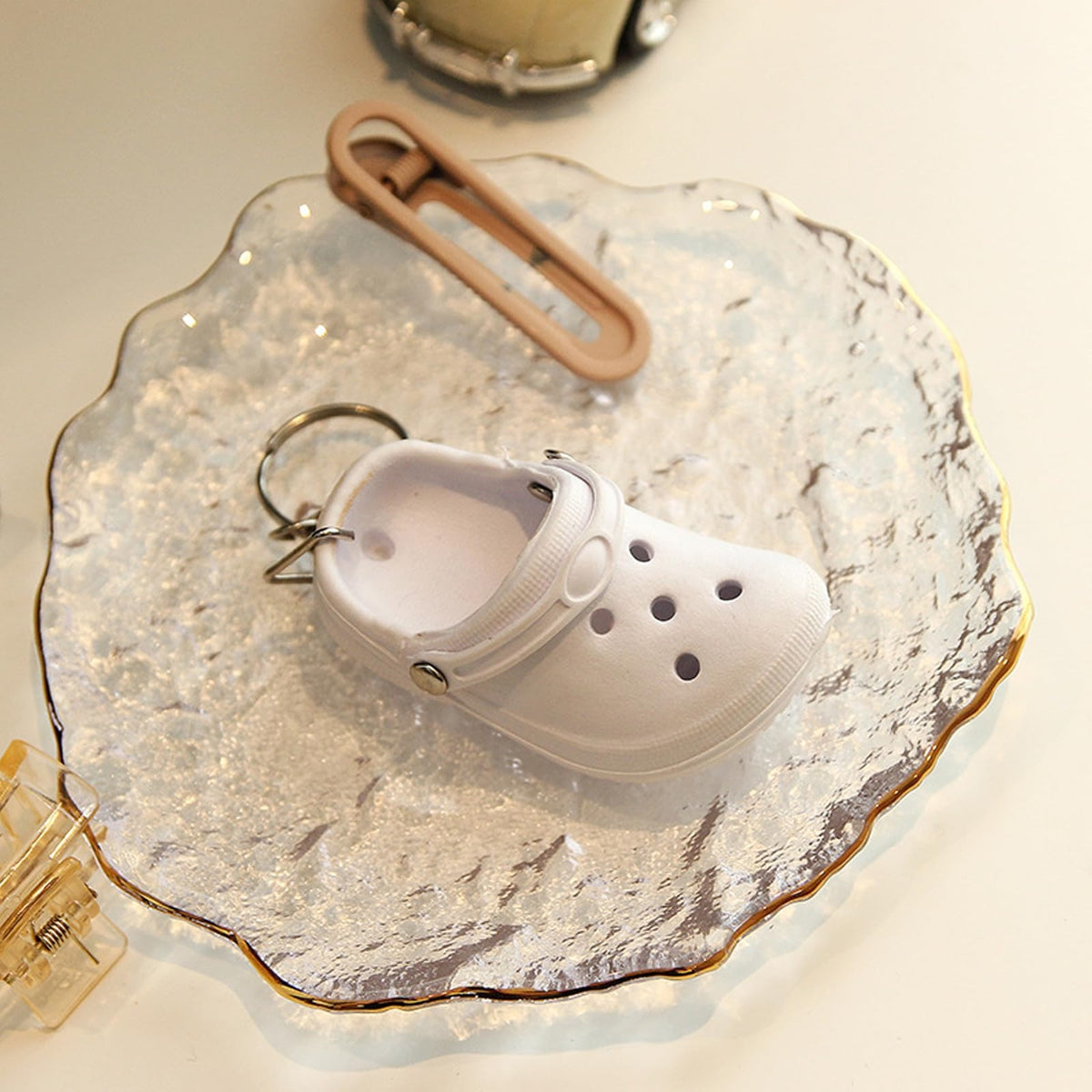 Mini Clog Keychain Pair — 08-white-detail.jpg