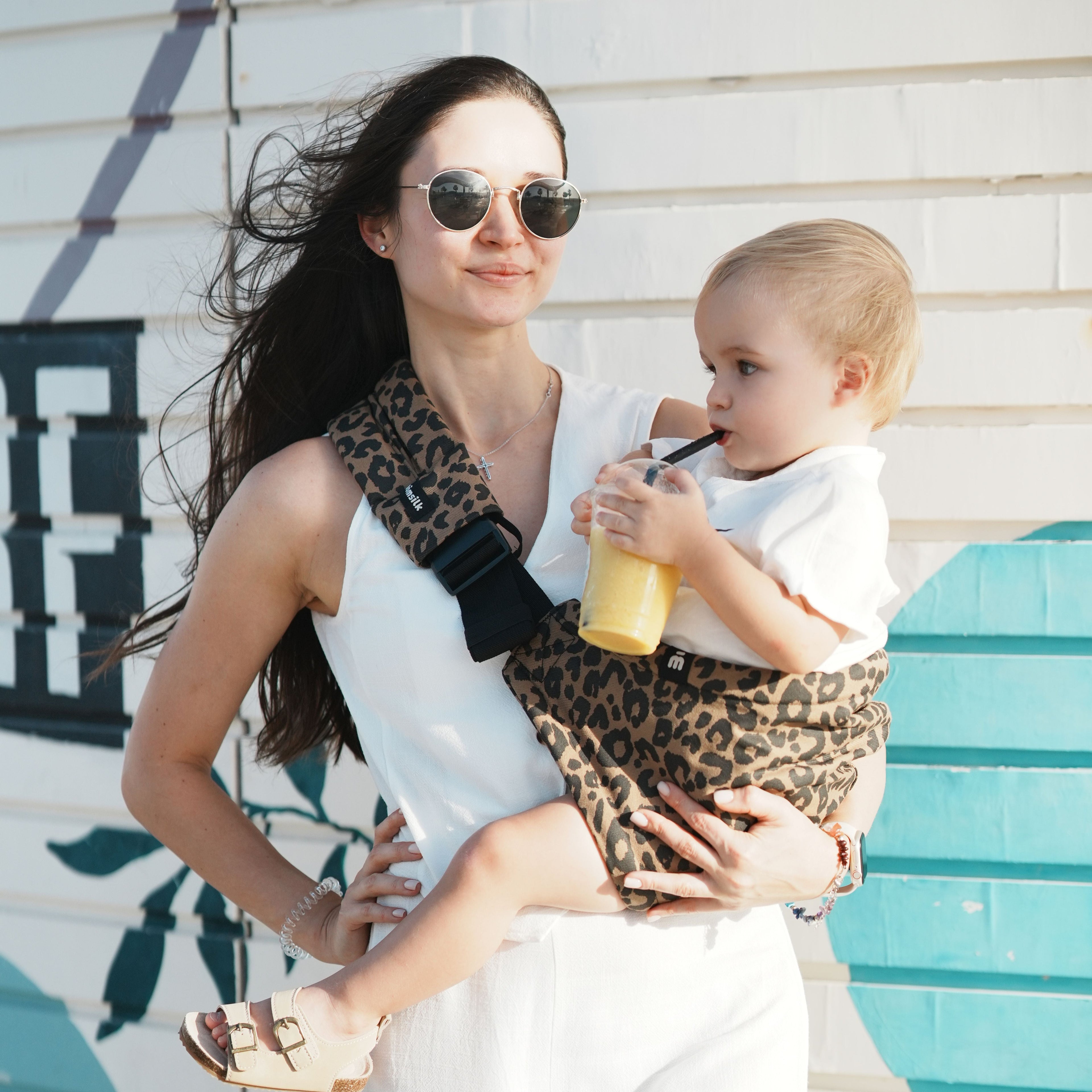MomSwing Baby Carrier Leopard