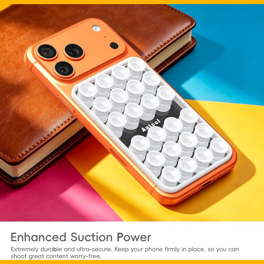 Mirror Grip — Suction Phone Mount with Built-in Mirror