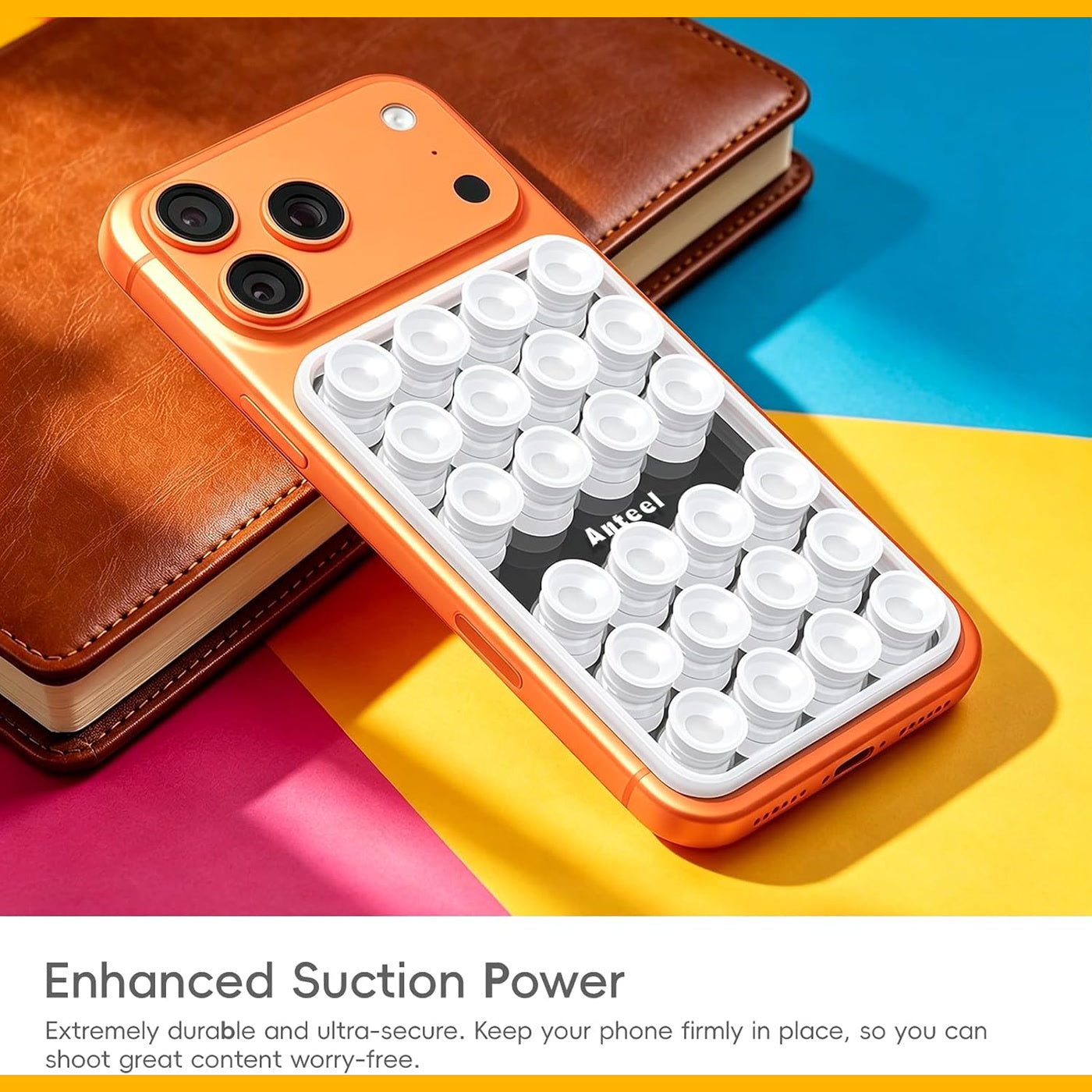 Mirror Grip — Suction Phone Mount with Built-in Mirror