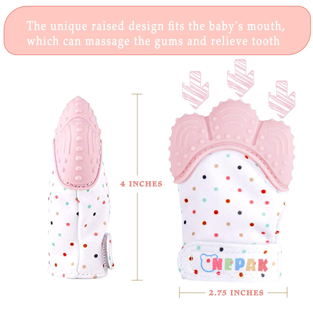 Baby Silicone Teething Mitt