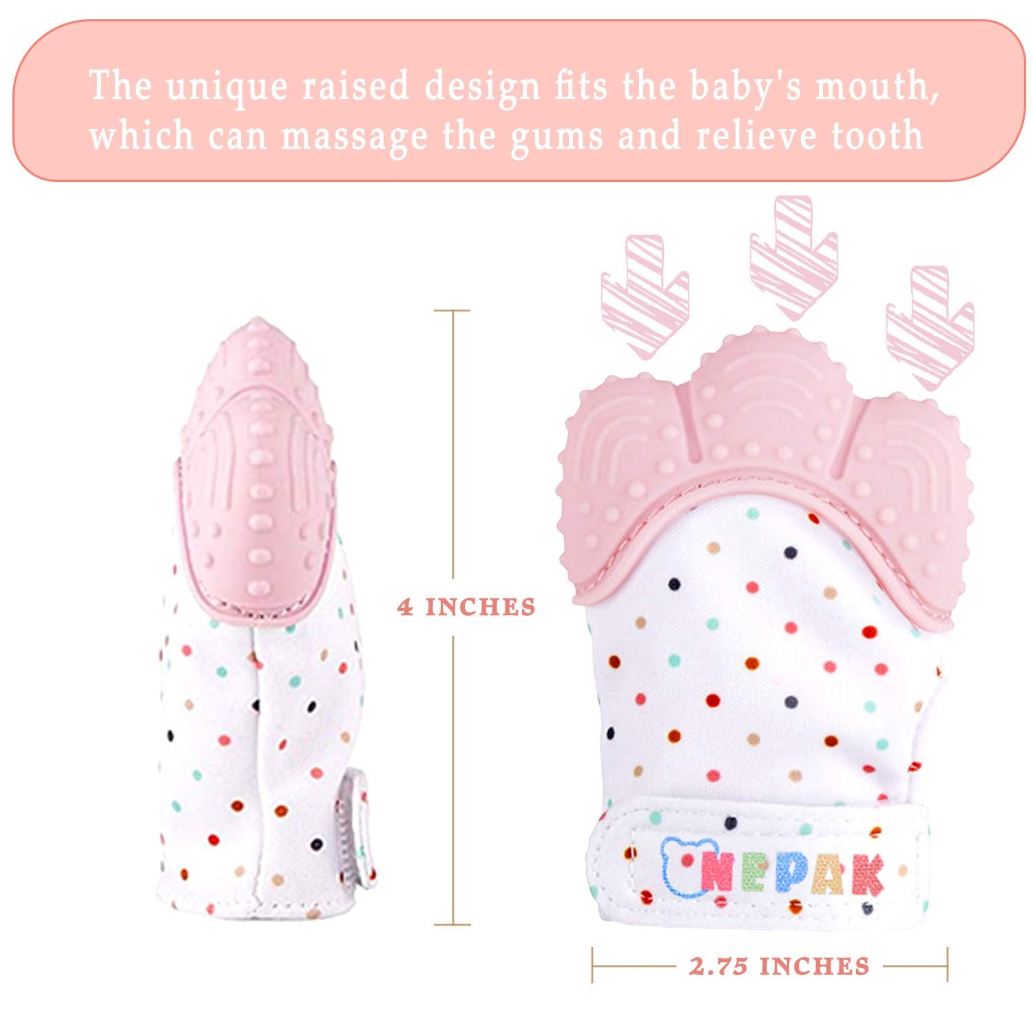 Baby Silicone Teething Mitt | Limited Offer