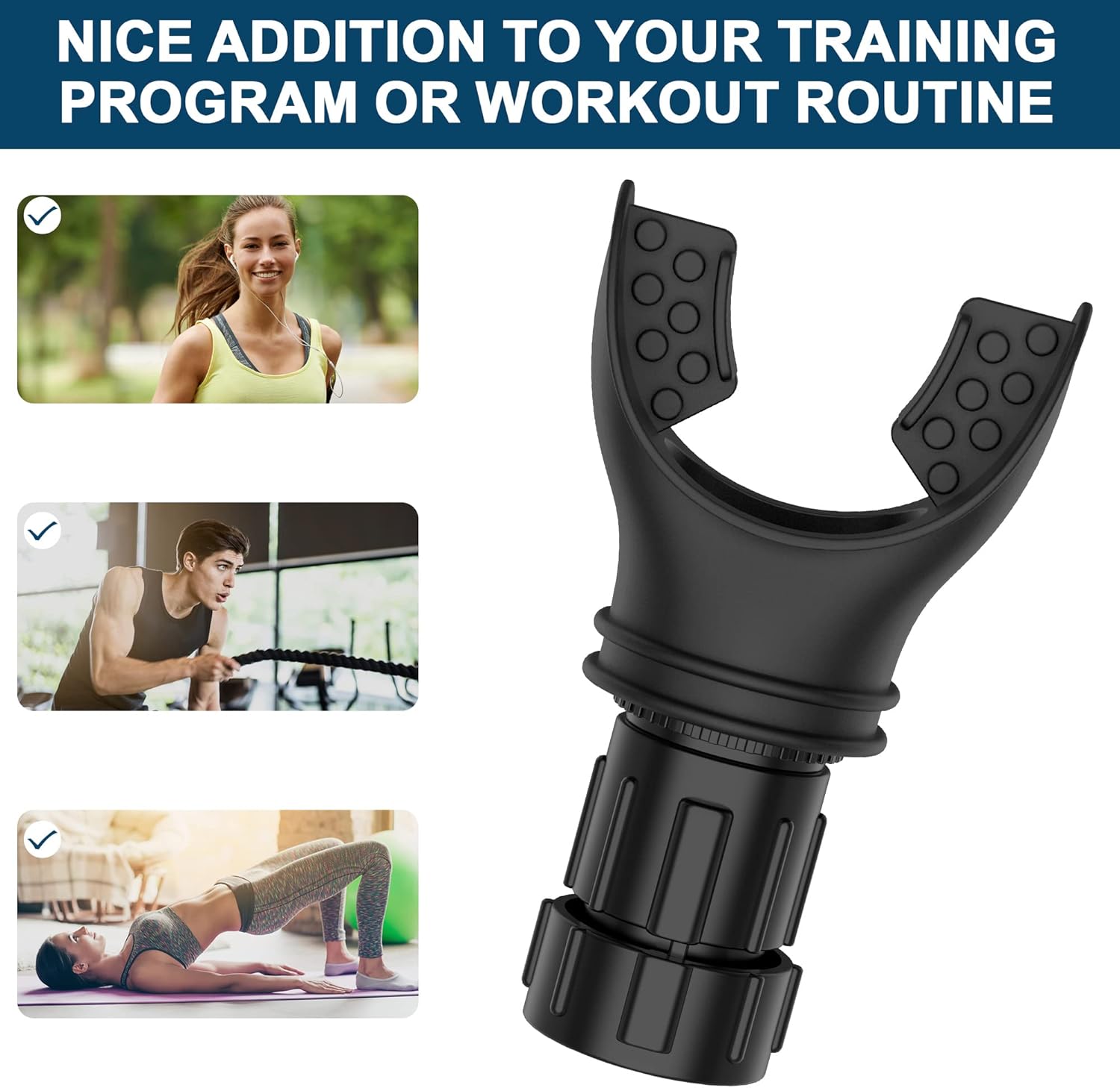 AirSmart Breathing Trainer – Adjustable Resistance Lung & Muscle Strength