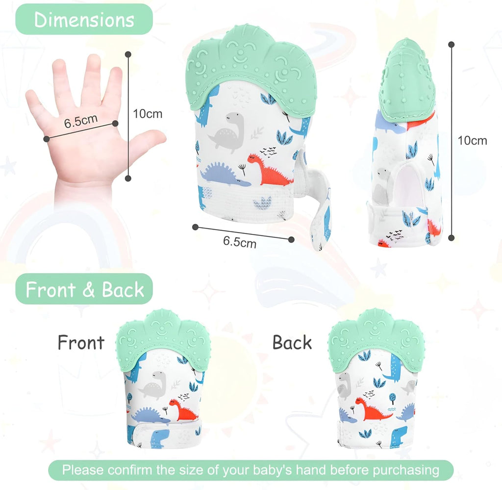 Baby Silicone Teething Mitt | Premium Edition