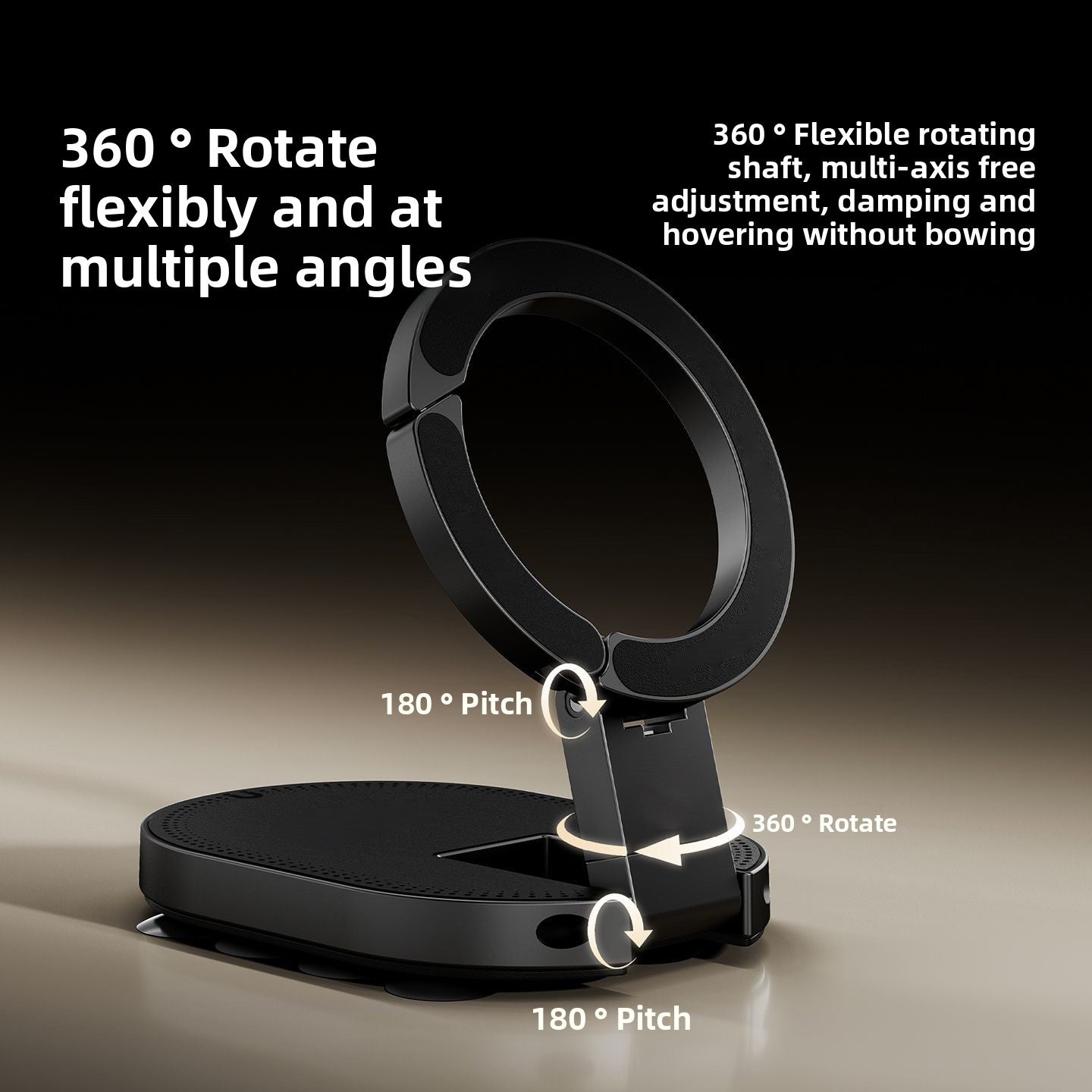 MagGrip Advanced 3-in-1 | Double sided phone-holder with magsafe - suction cups and magnetic surface