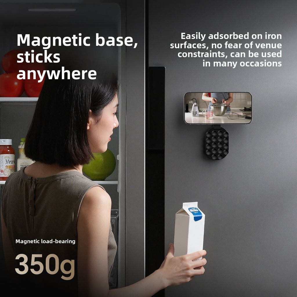 MagGrip 3-in-1 — Magnetic Phone Holder + Suction Stand