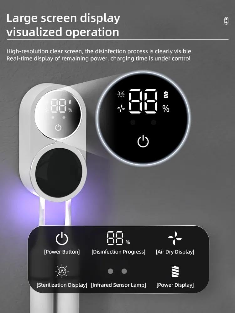 UV toothbrush sanitizer