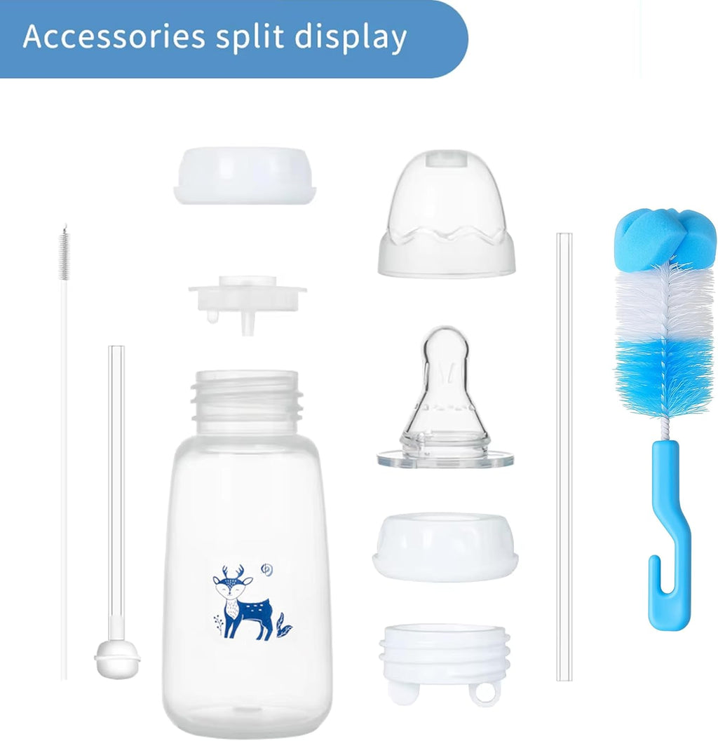 Hands-free anti-colic baby bottle