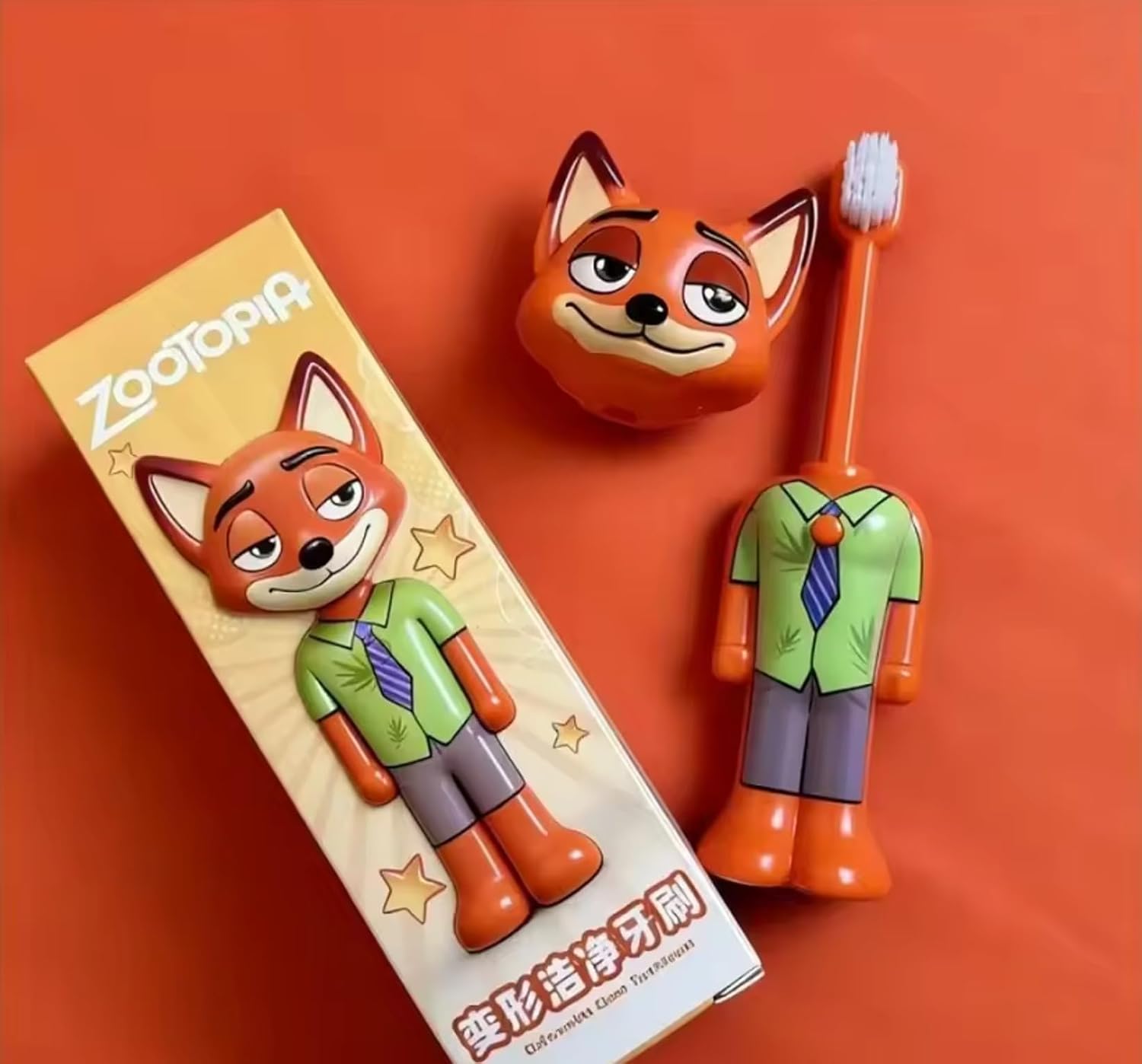 Zootopia kids toothbrush set