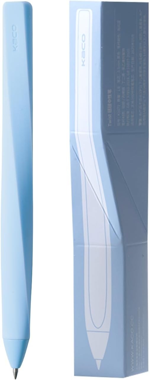 Twisted Matte Retractable Pen · blue_box_amz.jpg | Blue