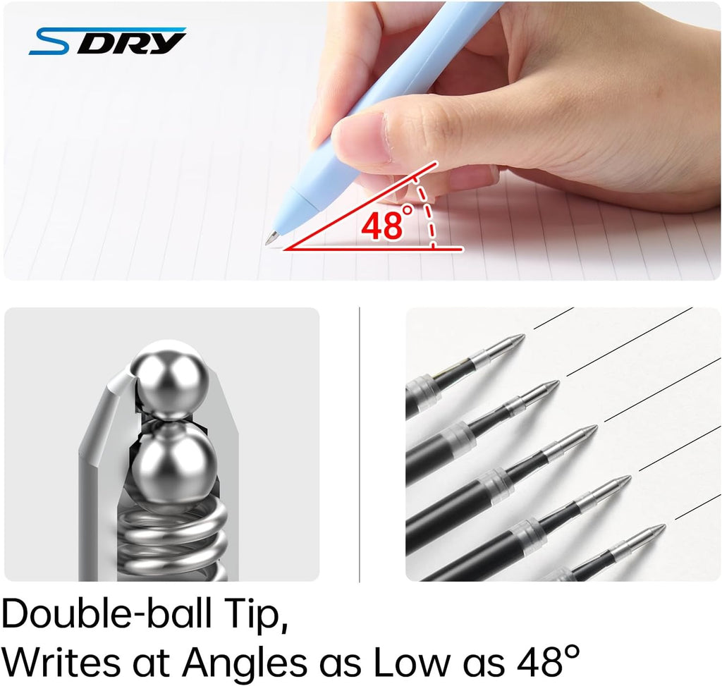 Twisted Matte Retractable Pen · blue_tip_amz.jpg | Blue