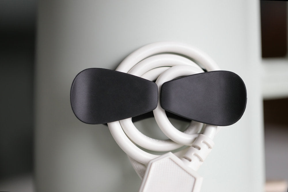 Cord organizer close up