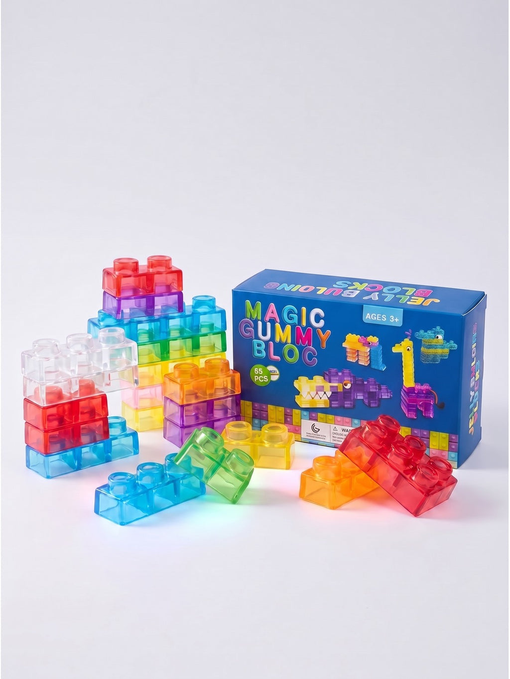 Transparent Building Blocks Set