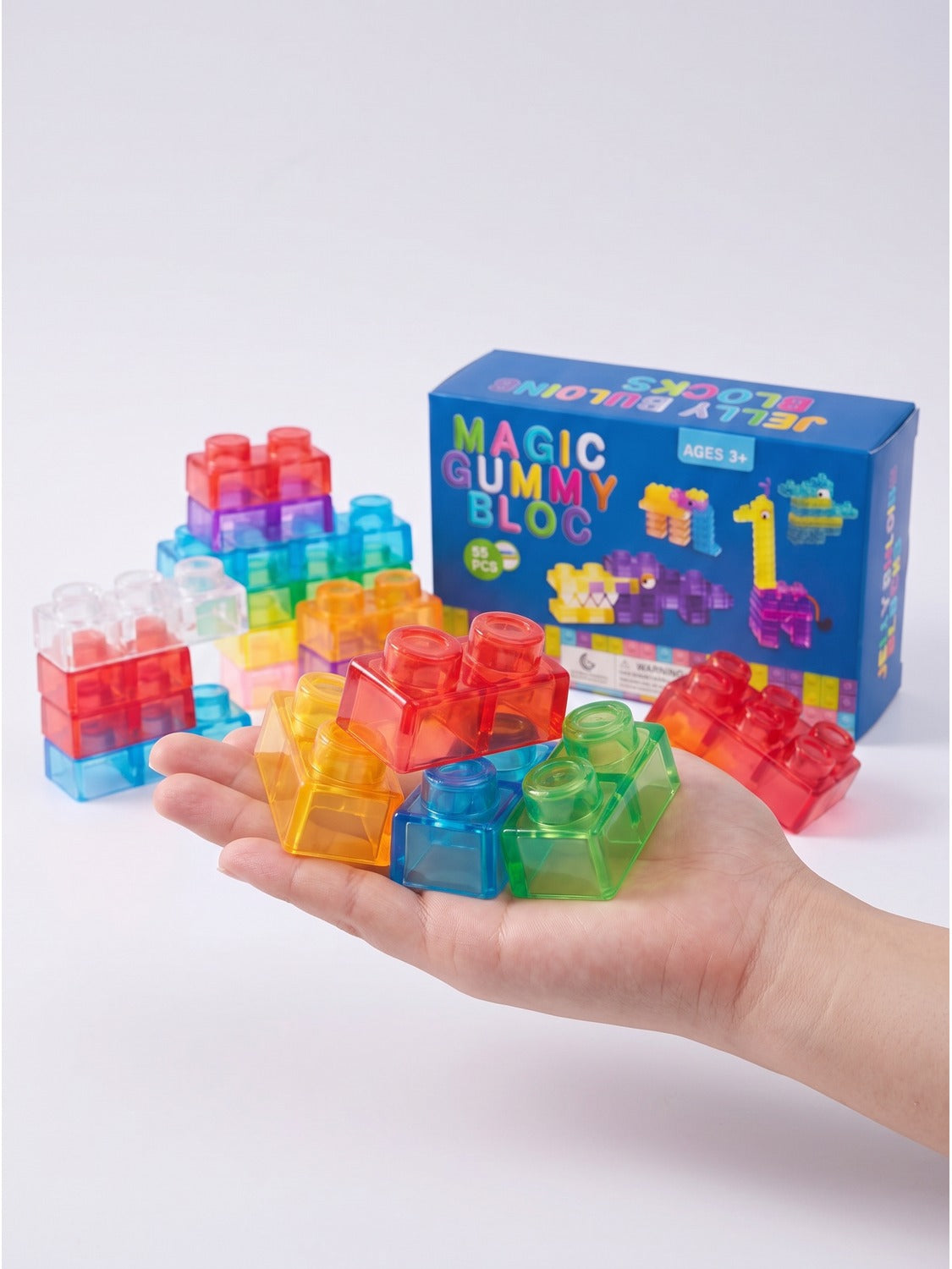 Transparent Building Blocks Set