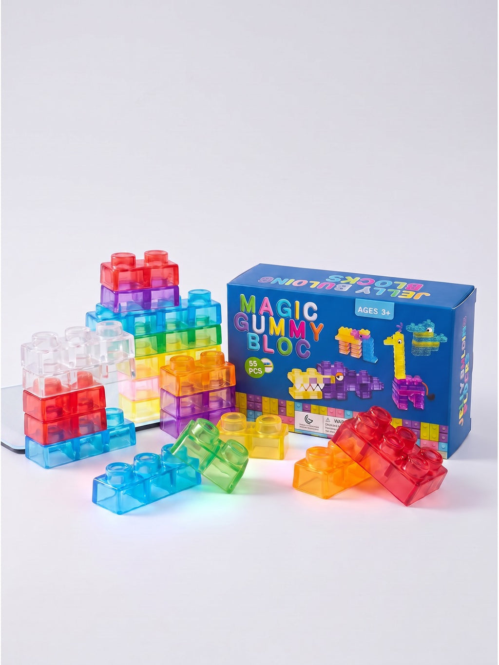 Transparent Building Blocks Set