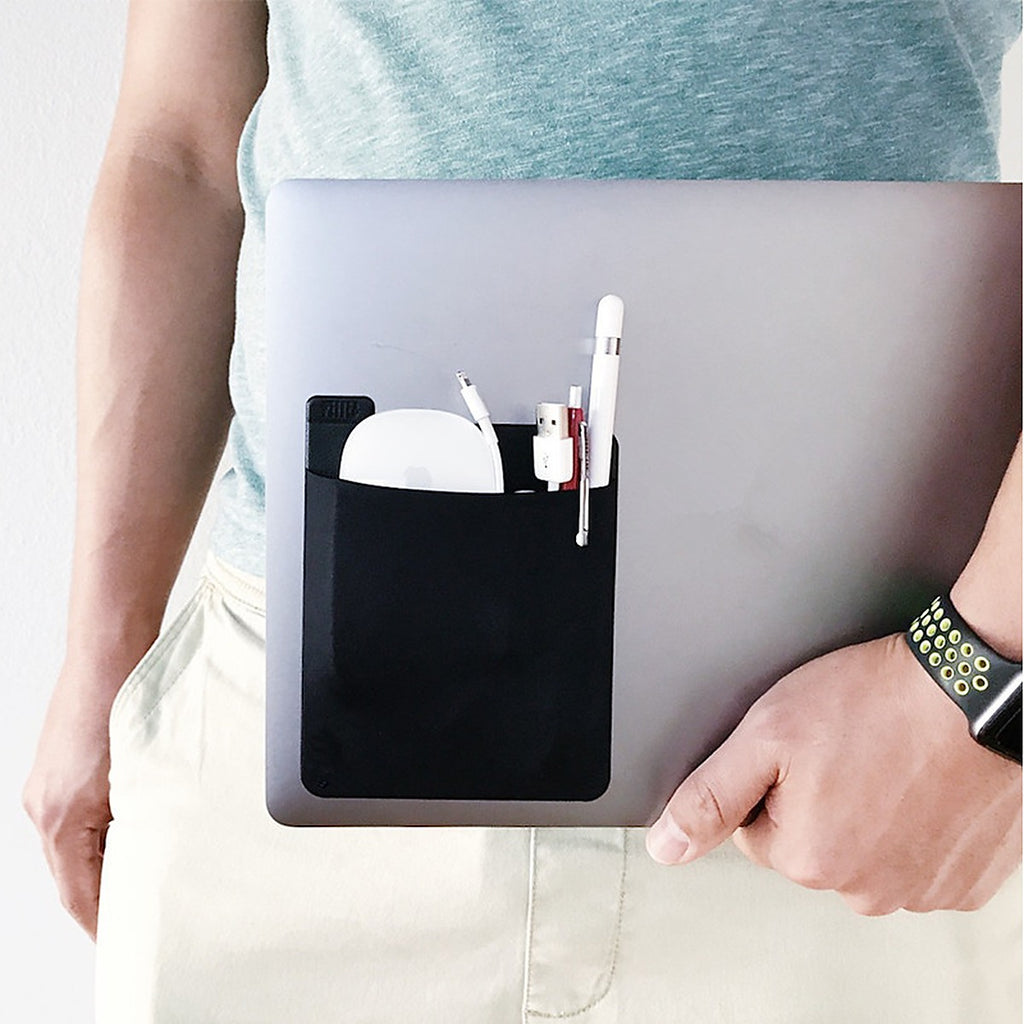 Stick-On Laptop Pocket — Hard Drive & Mouse Holder — g1.jpg
