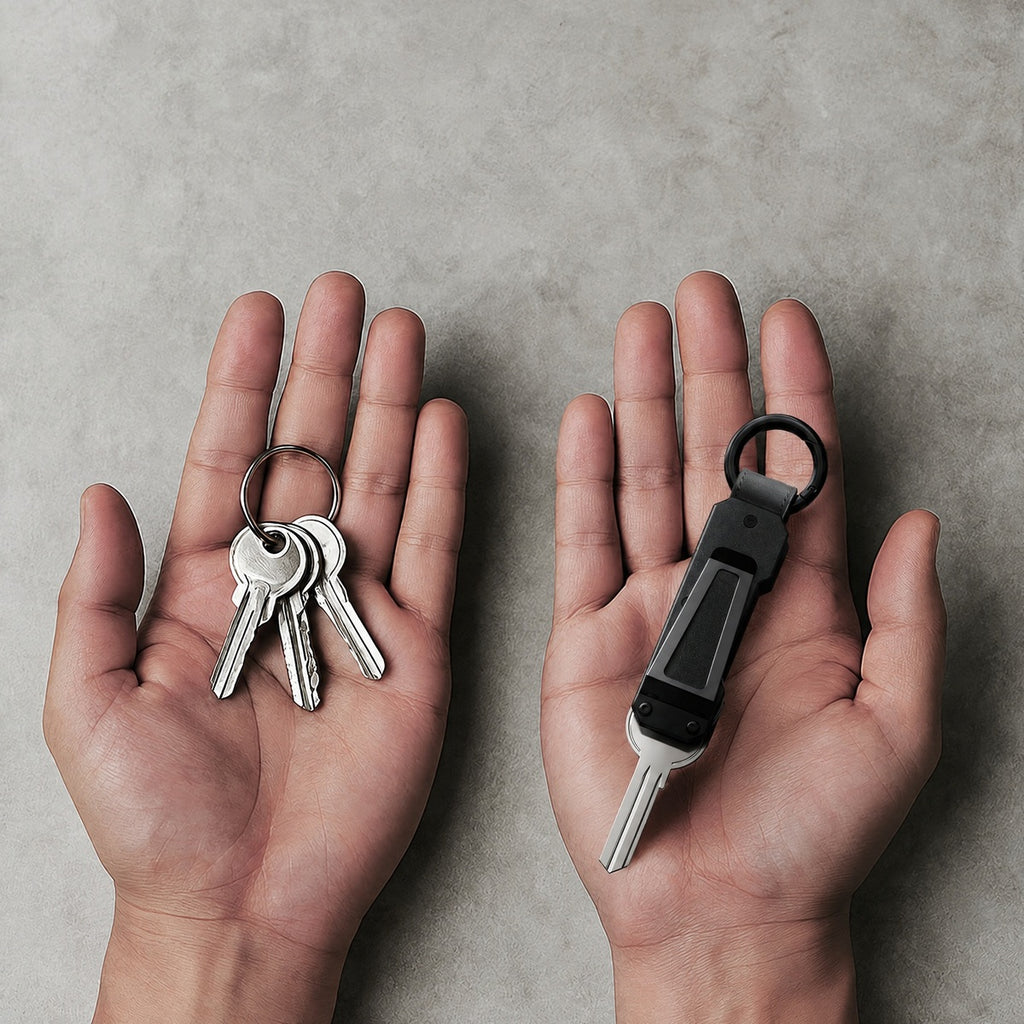 The Quiet — Aluminium Key Organizer — hands_compare.norm1200.jpg