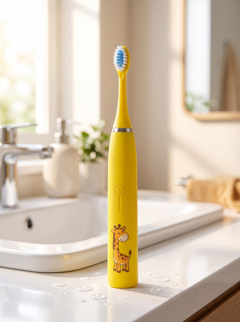 Kids sonic electric toothbrush cartoon designs
