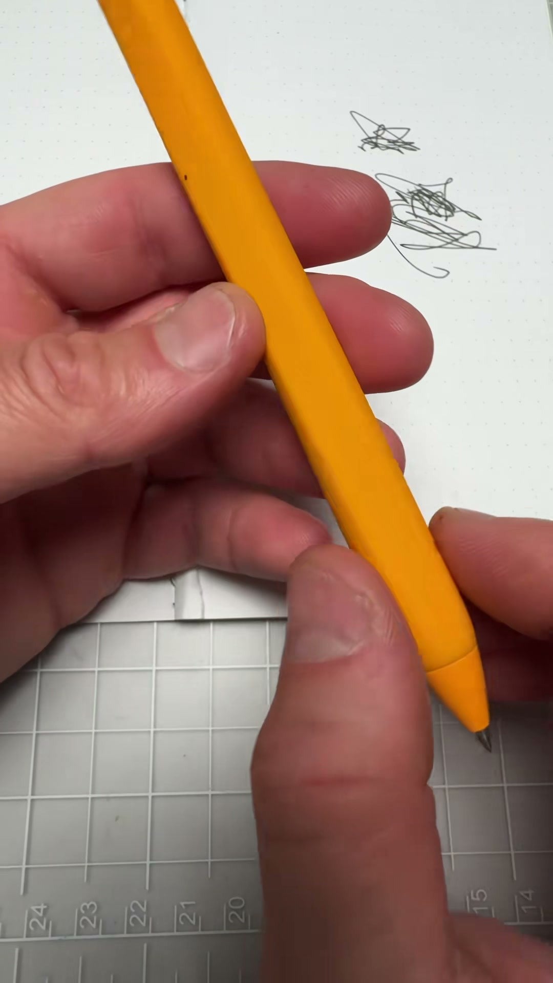 Twisted Matte Retractable Pen · orange_twist_video.jpg | Orange