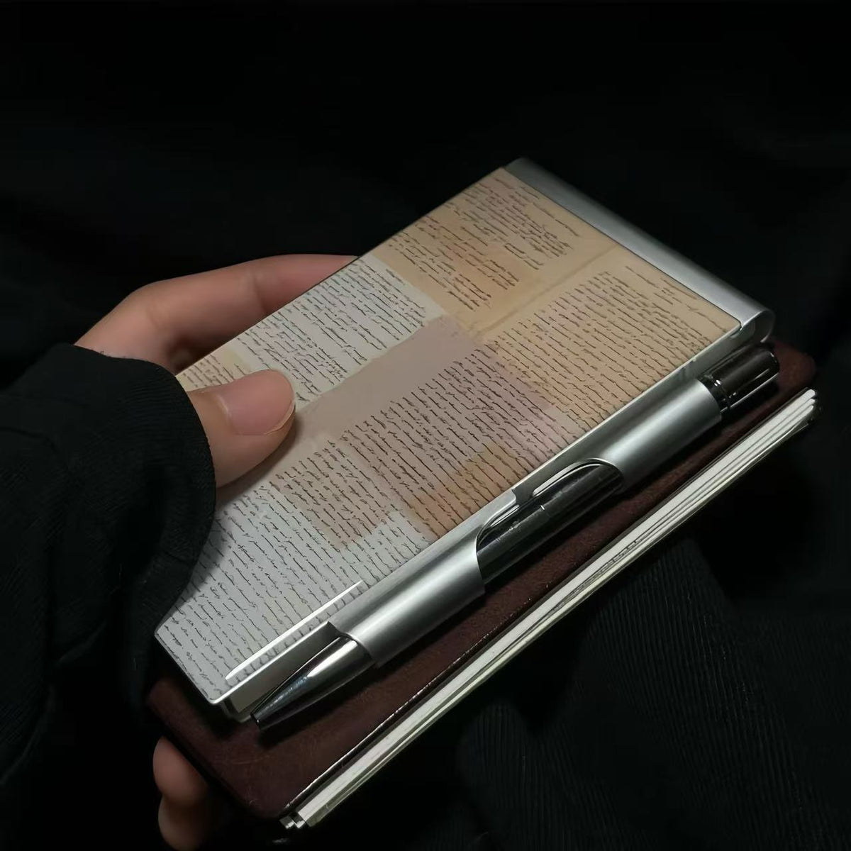 Metal Pocket Memo Pad with Pen — owner_05.jpg