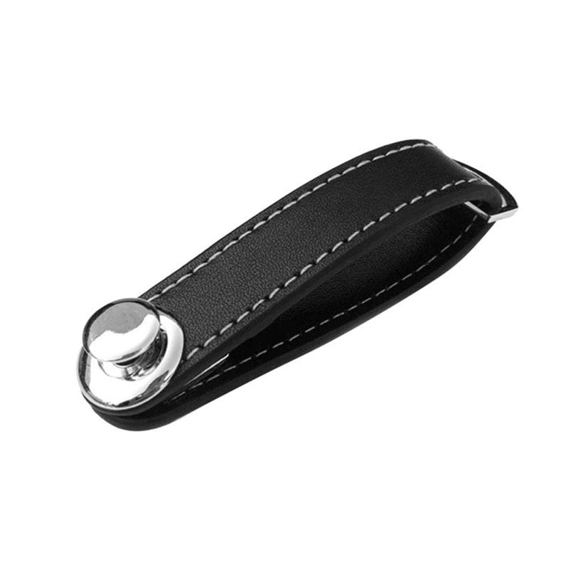 Leather Key Organizer in black | black