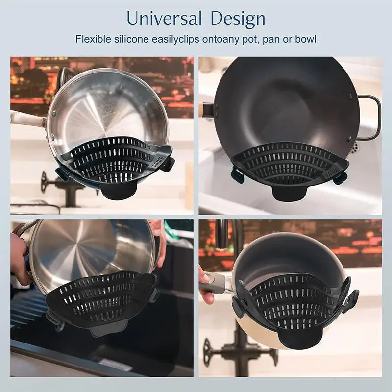 Clip-On Pot Strainer