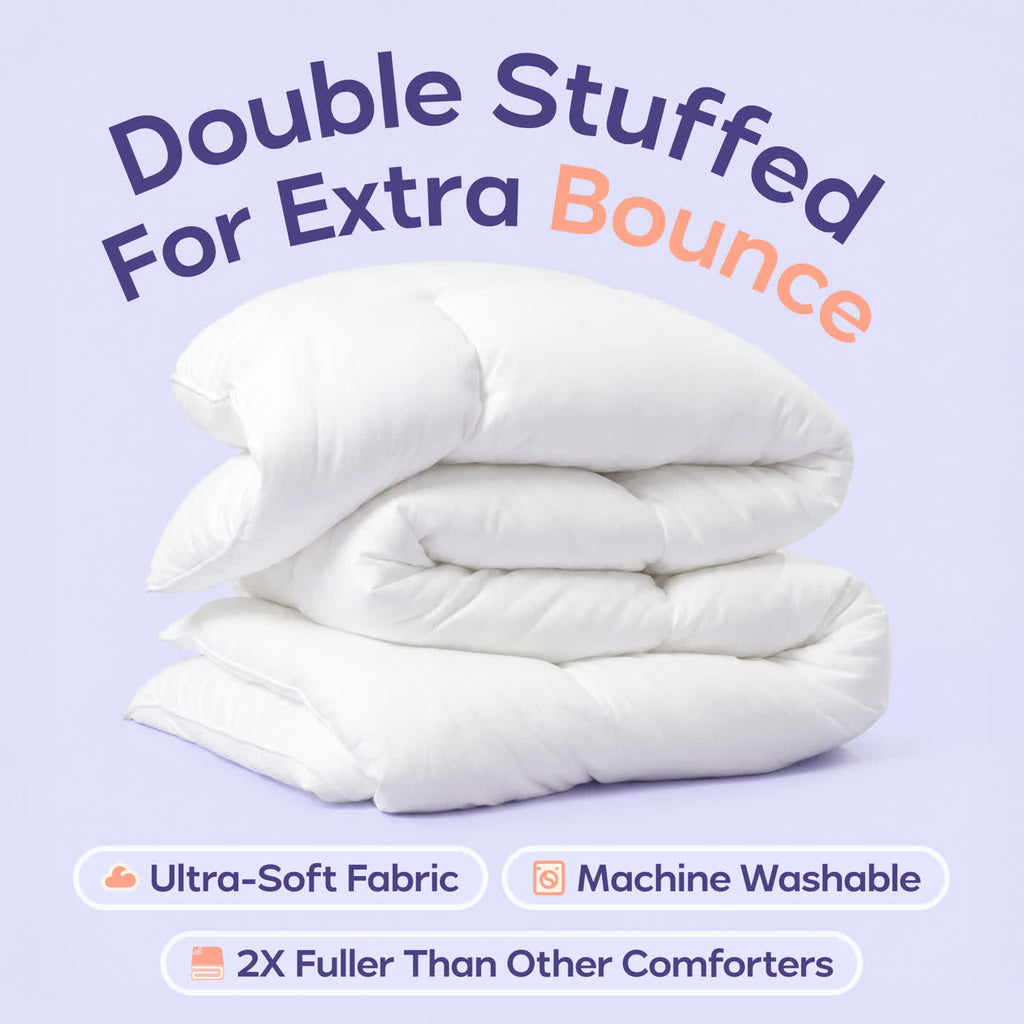 Double-Stuffed Marshmallow Comforter