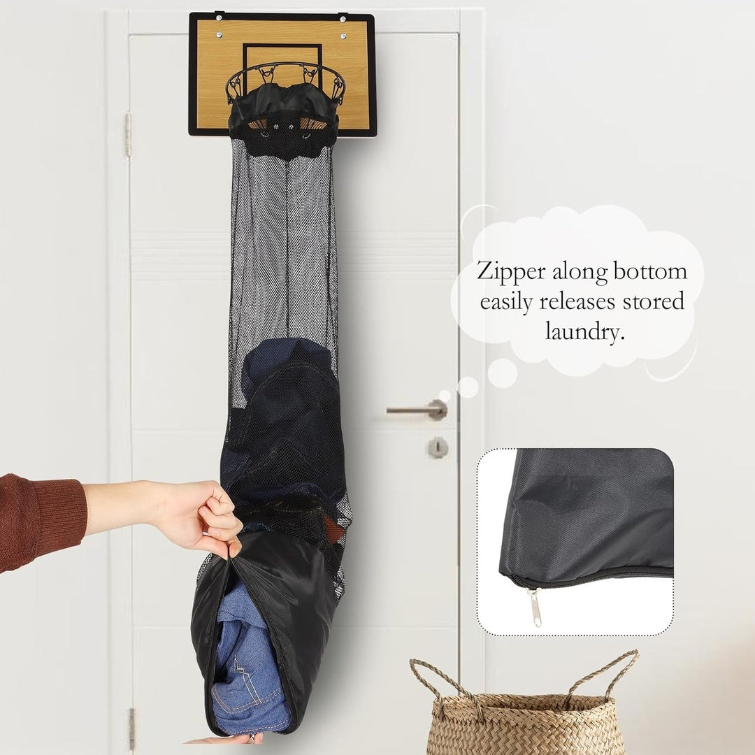 Laundry Basketball Hoop — Over-the-Door Hamper