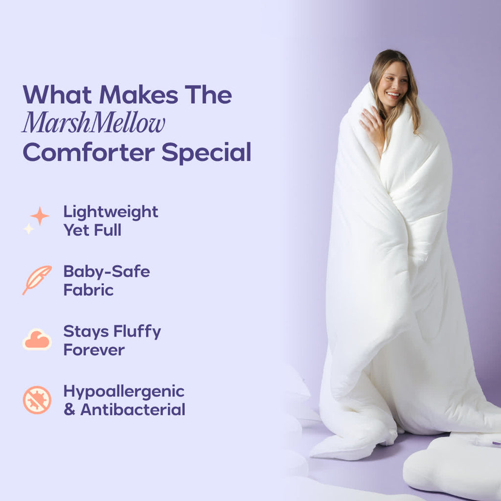 Double-Stuffed Marshmallow Comforter