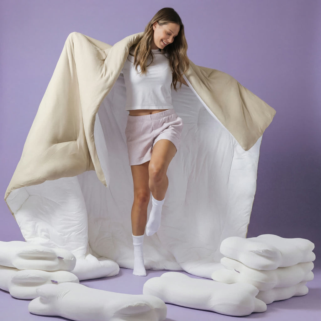 Double-Stuffed Marshmallow Comforter