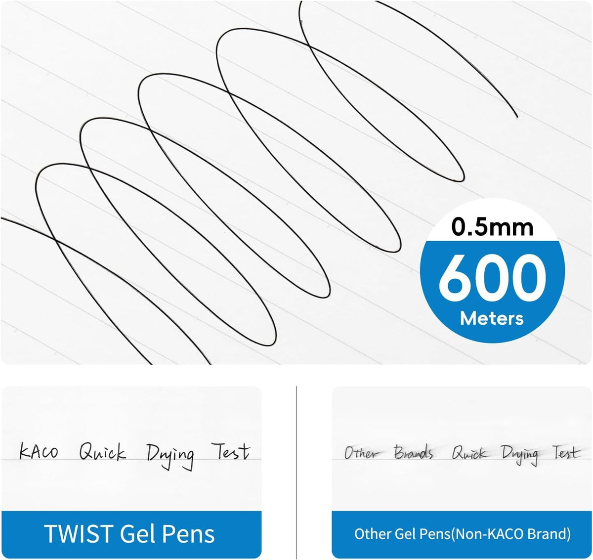 Twisted Matte Retractable Pen — writing_test_amz.jpg